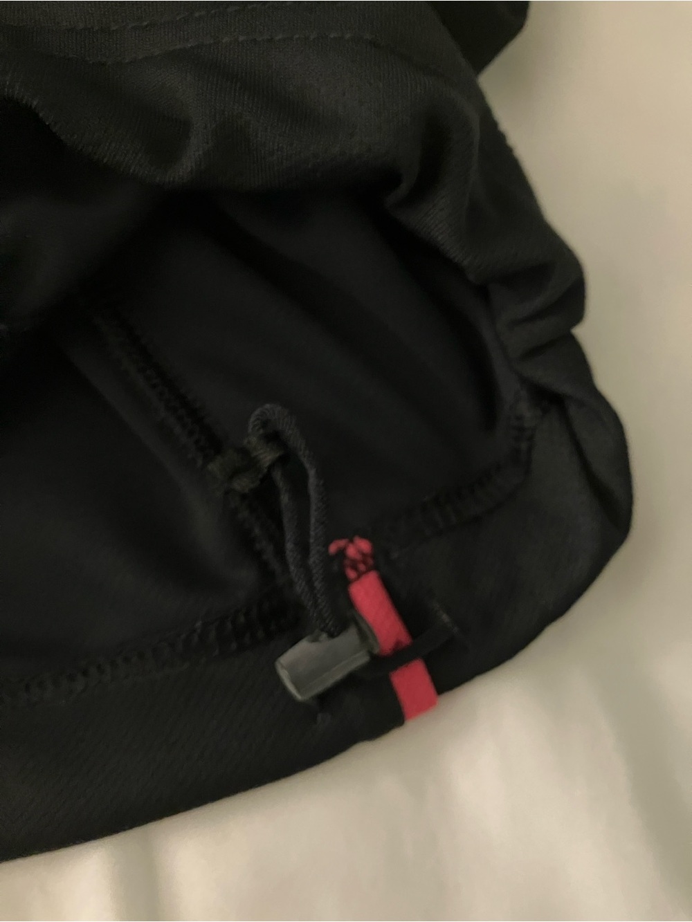 Nike Black Dri-Fit Track Pants with Pink Piping - Picture 6 of 7